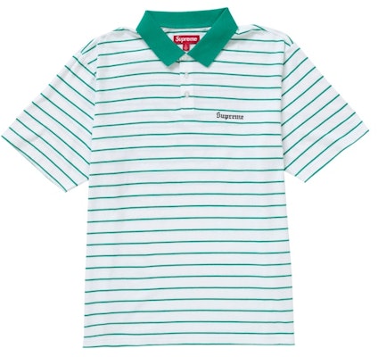 Supreme Melvins Stripe S S Polo White Order Supreme Melvins Stripe S S Polo White