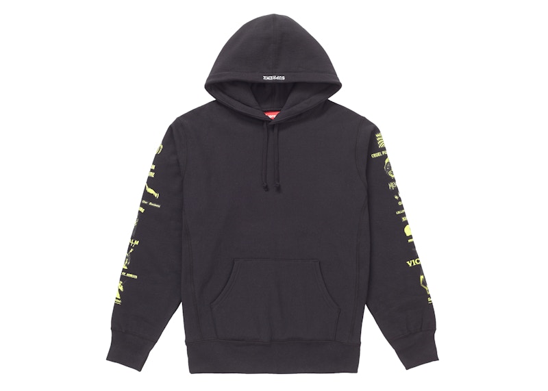 Buy Supreme Menace Sweatshirt Hoodie Hitam