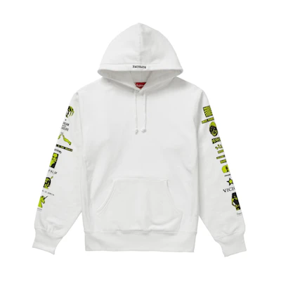 Supreme Menace Hooded Sweatshirt White