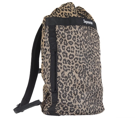 Supreme Mesh Backpack Leopard Order Supreme Mesh Backpack Leopard