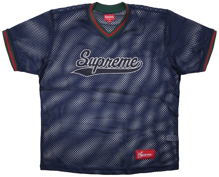 supreme-mesh-baseball-top-navy