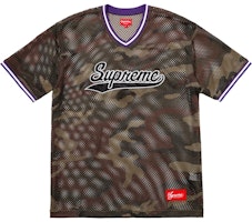 Supreme Mesh Baseball Top Woodland Camo Supreme Mesh Baseball Top Woodland Camo