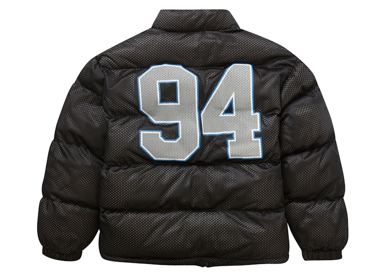 Lookbook Supreme黑色网眼夹克羽绒服