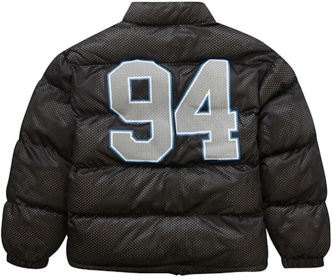 Supreme黑色网眼夹克羽绒服 Lookbook Supreme黑色网眼夹克羽绒服