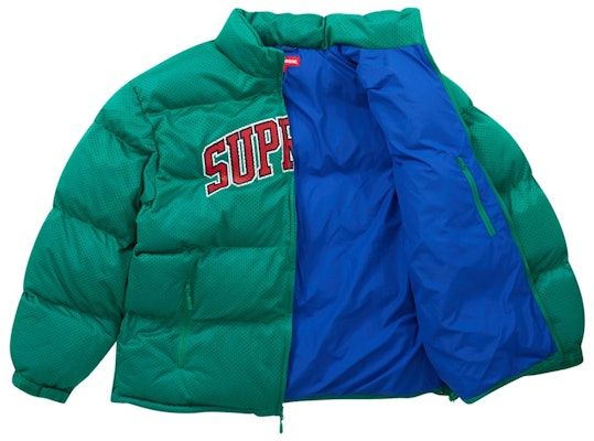 Supreme Jaket Puffer Jersi Mesh Hijau Order Supreme Jaket Puffer Jersi Mesh Hijau