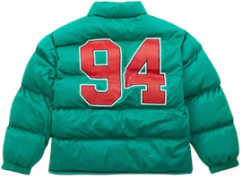 Lookbook Supreme Mesh Jersey Puffer Jacket Green