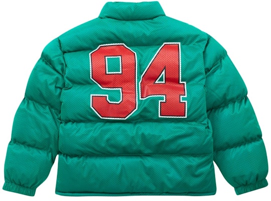 Supreme Jaket Puffer Jersi Mesh Hijau Lookbook Supreme Jaket Puffer Jersi Mesh Hijau