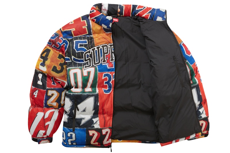 Supreme Mesh Jersey Puffer Jacket Multicolor 圖 2