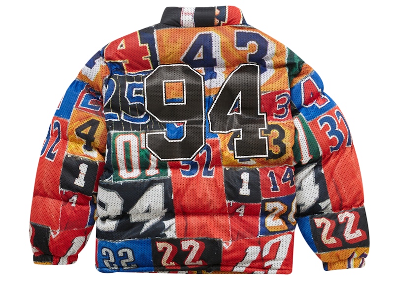 Supreme Mesh Jersey Puffer Jacket Multicolor 圖 3