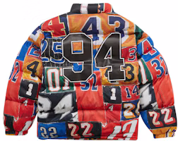 Lookbook Supreme Mesh Jersey Puffer Jacket Multicolor
