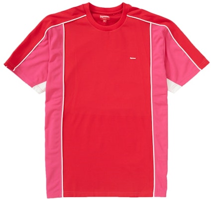 Supreme Mesh Panel S/S Top 'Red' Buy Supreme Mesh Panel S/S Top 'Red'