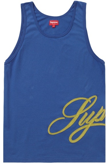 supreme-mesh-script-tank-top-light-blue