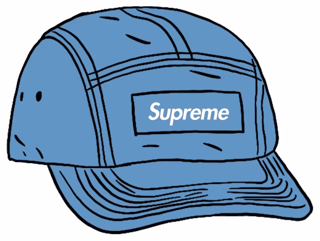 supreme-mesh-seersucker-camp-cap-blue