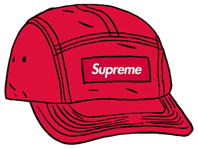 supreme-mesh-seersucker-camp-cap-red