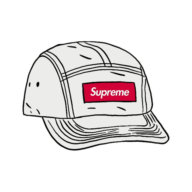 Buy Supreme Mesh Seersucker Camp Cap White