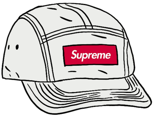 supreme-mesh-seersucker-camp-cap-white