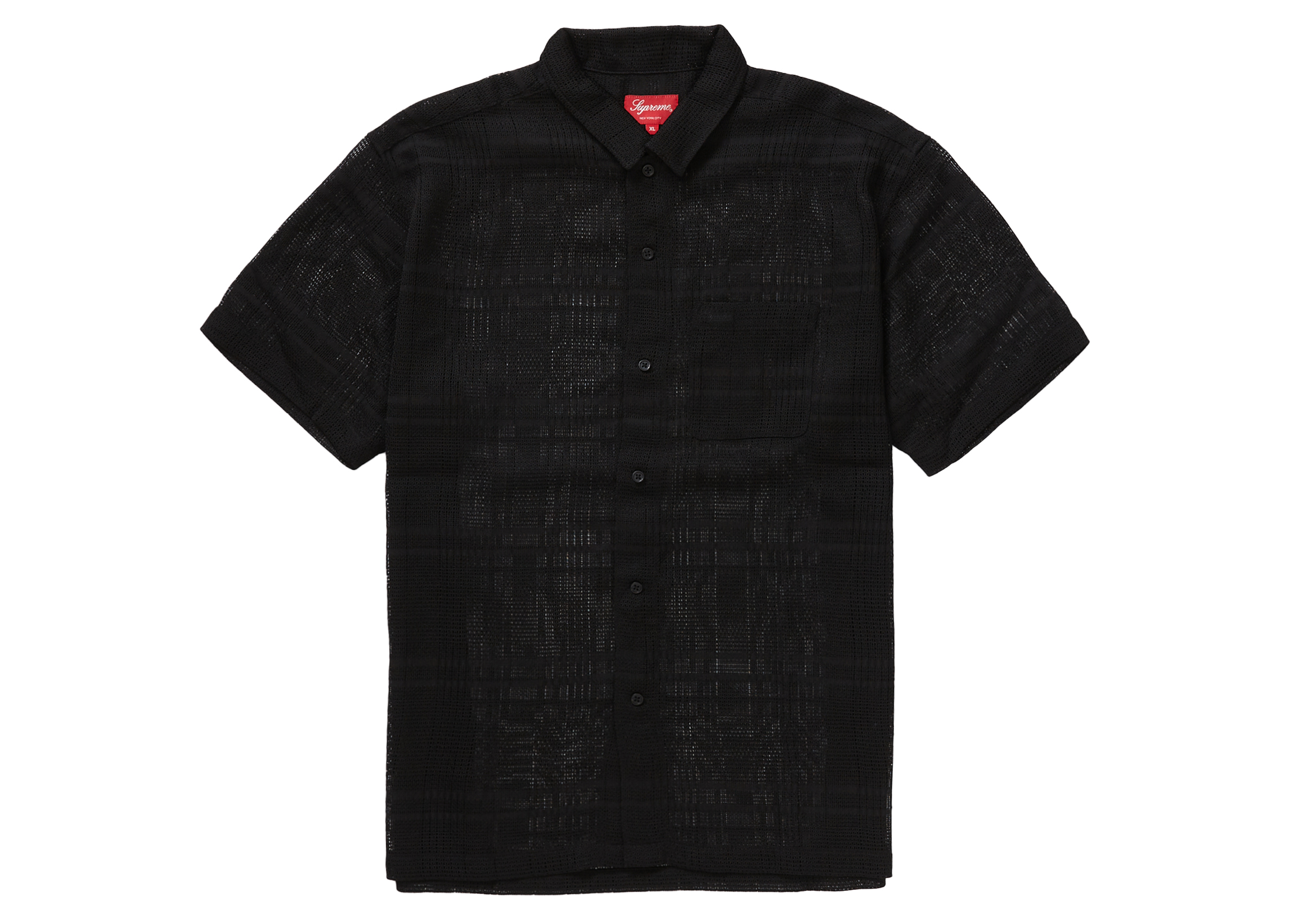 大得価人気SALEsupreme mesh stripe s/s shirt sサイズ トップス