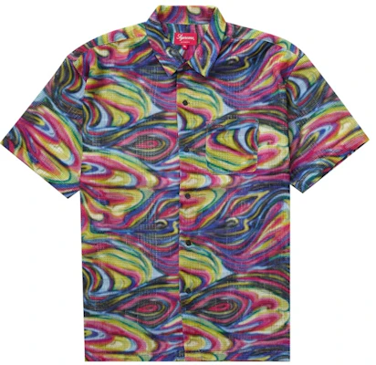 Supreme Mesh Stripe S/S Shirt Multicolor Buy Supreme Mesh Stripe S/S Shirt Multicolor