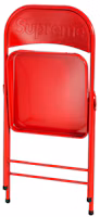 Order Supreme Metal Folding Chair Red