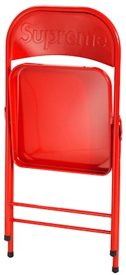 Supreme Metal Folding Chair Red Order Supreme Metal Folding Chair Red