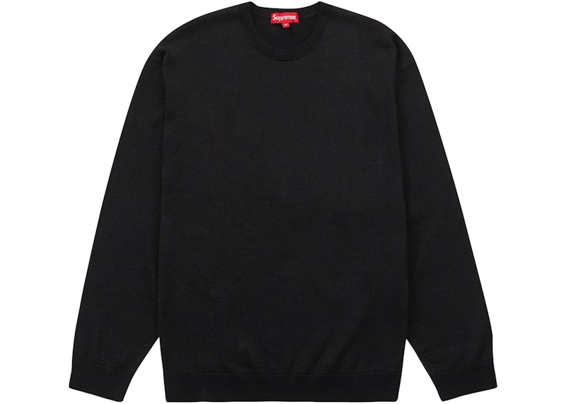 Buy Supreme Stars Collar L/S Top Black (FW21) - Novelship