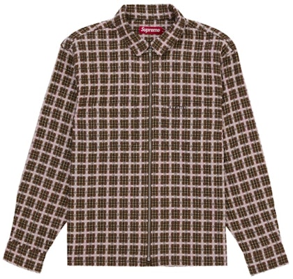 Supreme Metallic Plaid Zip Up Shirt Multicolor Buy Supreme Metallic Plaid Zip Up Shirt Multicolor