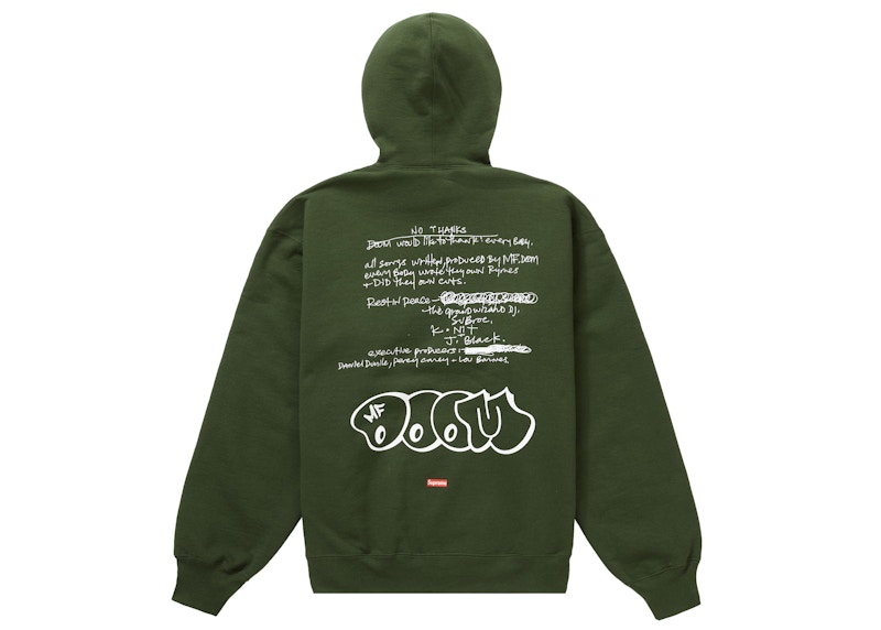 Supreme MF DOOM Hooded Sweatshirt Dark Olive 圖 2