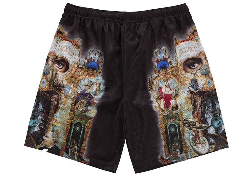 Supreme Michael Jackson Dangerous Mesh Short Black