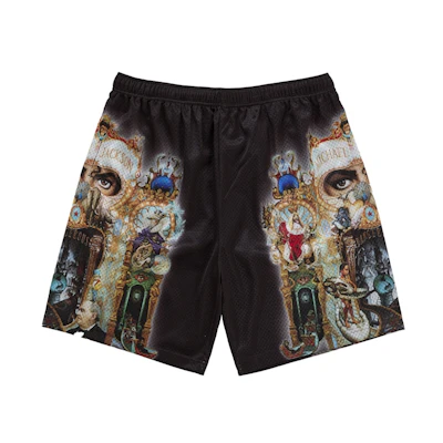Supreme Michael Jackson Dangerous Mesh Short Black