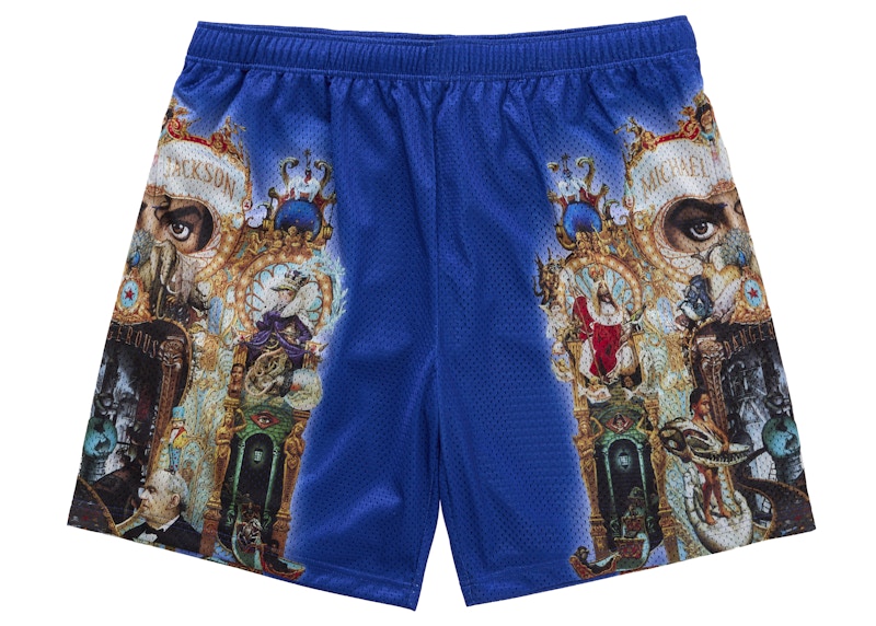 Supreme Michael Jackson Dangerous Mesh Short Royal