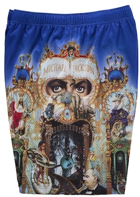 Supreme Michael Jackson Dangerous Mesh Short Royal Biru. Lookbook Supreme Michael Jackson Dangerous Mesh Short Royal Biru.