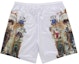 Order Supreme Michael Jackson Dangerous Pantalón Corto de Malla Blanco