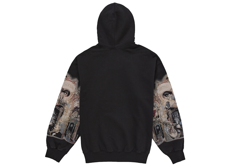 Order Supreme Michael Jackson Dangerous 黑色拉鍊連帽衫
