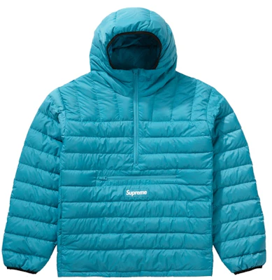 Supreme 微型羽絨半拉鍊連帽套頭衫 (FW21) 青綠色 Buy Supreme 微型羽絨半拉鍊連帽套頭衫 (FW21) 青綠色