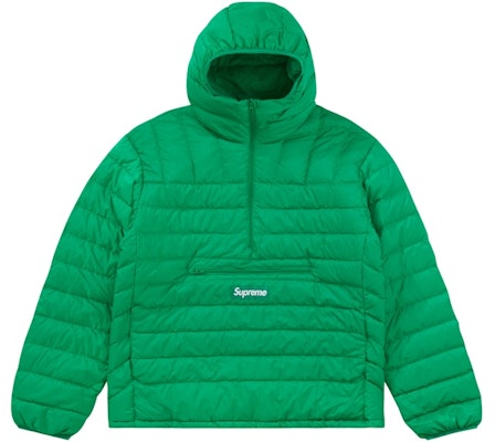 Supreme Micro Down Half Zip con Capucha (FW22) Verde Buy Supreme Micro Down Half Zip con Capucha (FW22) Verde