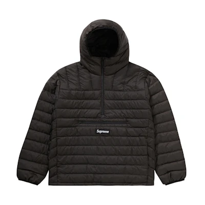 Supreme Micro Down Half Zip Hooded Pullover (FW22) Black