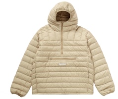 Supreme Micro Down Half Zip Hooded Pullover (FW22) Tan Supreme Micro Down Half Zip Hooded Pullover (FW22) Tan