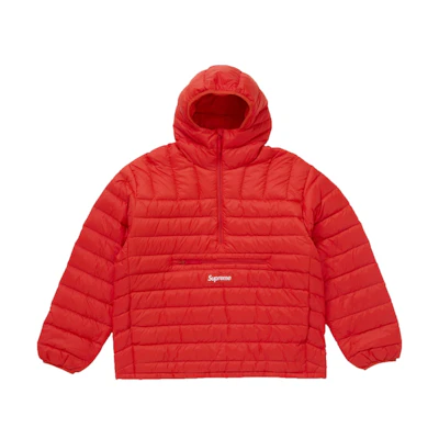 Supreme Micro Down Half Zip Hooded Pullover (FW24) Dark Orange