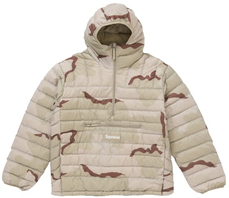 슈프림 마이크로 다운 하프 집 후드 풀오버 (FW24) 데저트 카모 Buy 슈프림 마이크로 다운 하프 집 후드 풀오버 (FW24) 데저트 카모