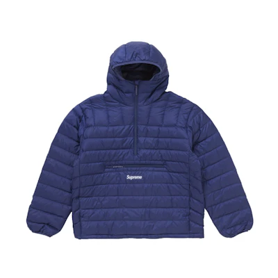 Supreme Micro Down Half Zip Hooded Pullover (FW24) Navy