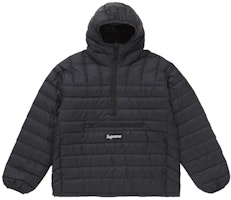 Supreme Micro Down Half Zip Hooded Pullover (FW24) Black Supreme Micro Down Half Zip Hooded Pullover (FW24) Black