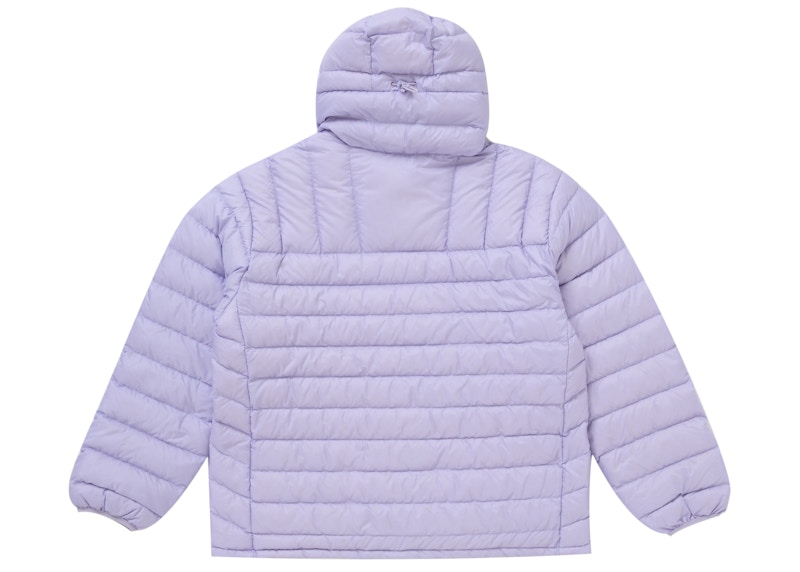 Order Supreme Micro Down Half Zip Hoodie Pullover (FW24) Lila
