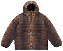 Supreme Micro Down Half Zip Hooded Pullover (FW25) Tiger Supreme Micro Down Half Zip Hooded Pullover (FW25) Tiger