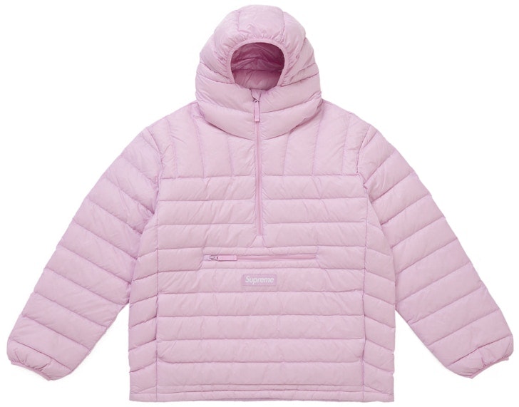 supreme-micro-down-half-zip-hooded-pullover-fw-25-light-pink