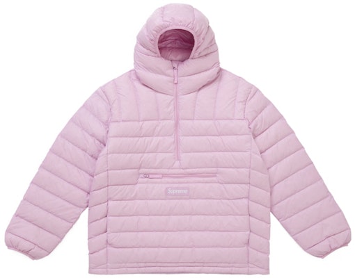 Supreme Micro Down Half Zip Hooded Pullover (FW25) Light Pink Buy Supreme Micro Down Half Zip Hooded Pullover (FW25) Light Pink
