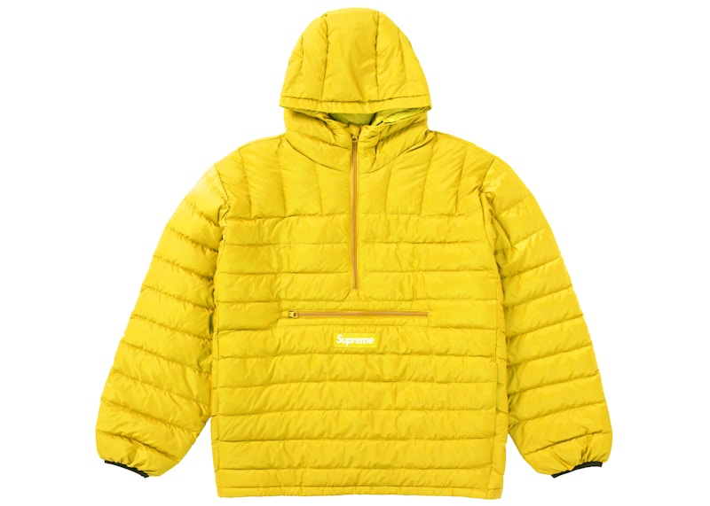 Buy Supreme Jaket Pullover Hooded Setengah Resleting Micro Down Acid
