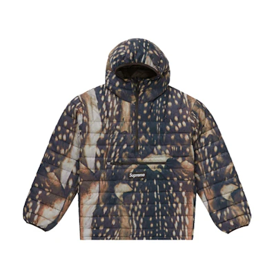 Supreme Micro Down Half Zip Hooded Pullover Deer