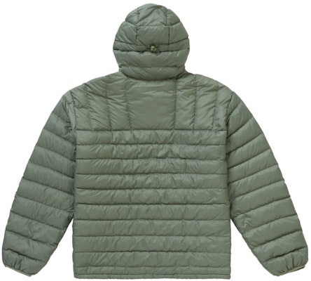 Supreme橄榄色半拉链连帽羽绒上衣 Order Supreme橄榄色半拉链连帽羽绒上衣