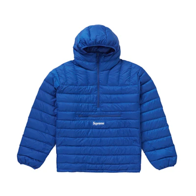 Supreme Micro Down Half Zip Hooded Pullover Royal