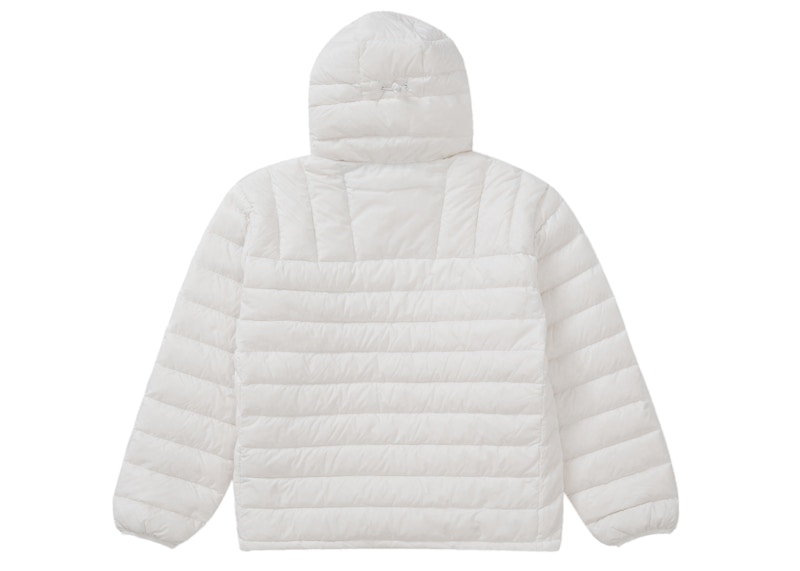 Order 슈프림 마이크로 다운 하프집 후드 풀오버 (화이트) 
